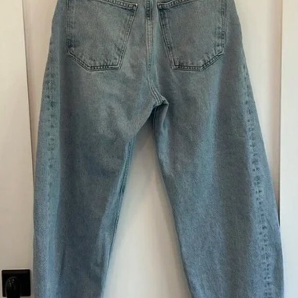 Agolde Luna High Rise Pieced Denim in color Void size 26 - Picture 5 of 6